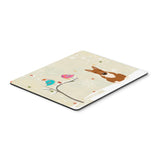 Caroline'S Treasures Christmas Presents, Bull Terrier Red Mouse Pad, Multicolor, 7.75X9.25 (Bb2606Mp)
