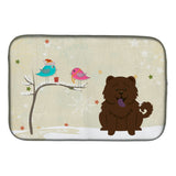 Caroline'S Treasures Adds A Touch Of Flair Dish Drying Mat, 14 X 21, Christmas Presents