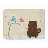 Caroline'S Treasures Christmas Presents Chow Chocolate Floor Mat, 19 X 27, Multicolor