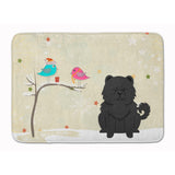 Caroline'S Treasures Christmas Presents Chow Black Floor Mat, 19 X 27, Multicolor