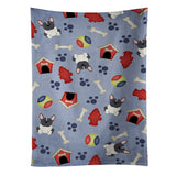 Caroline'S Treasures Bb2625Ktwl French Bulldog Black White Kitchen Towel, 25 X 15, Multicolor