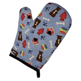 Caroline'S Treasures Bb2661Ovmt Dog House Collection Staffordshire Bull Terrier Chocolate Oven Mitt, 12 By 8.5, Multic