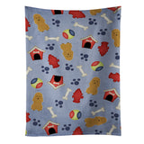 Caroline'S Treasures Bb2682Ktwl Dog House Collection Poodle Tan Kitchen Towel, 25 X 15, Multicolor