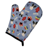 Caroline'S Treasures Bb2689Ovmt Dog House Collection Papillon Black White Oven Mitt, 12 By 8.5, Multicolor