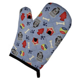 Caroline'S Treasures Bb2702Ovmt Dog House Collection Shih Tzu Black Silver Oven Mitt, 12 By 8.5, Multicolor