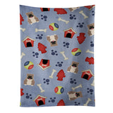 Caroline'S Treasures Bb2739Ktwl English Bulldog Grey Brindle Kitchen Towel, 25 X 15, Multicolor