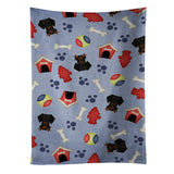 Caroline'S Treasures Bb2740Ktwl Wire Haired Dachshund Black Tan Kitchen Towel, 25 X 15, Multicolor