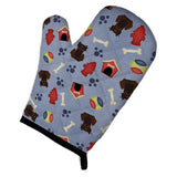 Caroline'S Treasures Bb2742Ovmt Dog House Collection Wire Haired Dachshund Chocolate Oven Mitt, 12 By 8.5, Multicolor,