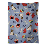 Caroline'S Treasures Bb2749Ktwl Bull Terrier Dark Brindle Kitchen Towel, 25 X 15, Multicolor
