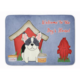 Caroline'S Treasures Dog House French Bulldog Piebald Floor Mat, 19 X 27, Multicolor