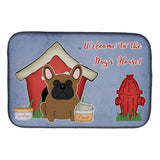 Caroline'S Treasures Dog House Collection French Bulldog Brown Dish Drying Mat, 14 X 21
