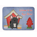 Caroline'S Treasures Dog House French Bulldog Black Floor Mat, 19 X 27, Multicolor