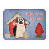 Caroline'S Treasures Dog House Collection Mastiff White Floor Mat, 19 X 27, Multicolor