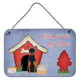 Caroline'S Treasures Dog House Collection Manchester Terrier Wall Or Door Hanging Prints Bb2782Ds812, 8 X 12, Multicol