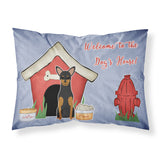 Caroline'S Treasures Dog House Collection Manchester Terrier Fabric Standard Pillowcase Bb2782Pillowcase, Multicolor