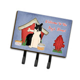 Caroline'S Treasures Dog House Collection Russo-European Laika Spitz Leash Or Key Holder Bb2783Th68, Triple, Multicolor