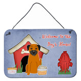 Caroline'S Treasures Dog House Collection Border Terrier Wall Or Door Hanging Prints Bb2793Ds812, 8 X 12