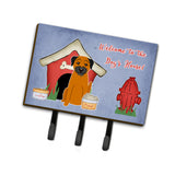 Caroline'S Treasures Dog House Collection Border Terrier Leash Or Key Holder Bb2793Th68, Triple, Multicolor