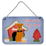 Caroline'S Treasures Dog House Collection Airedale Wall Or Door Hanging Prints Bb2795Ds812, 8 X 12