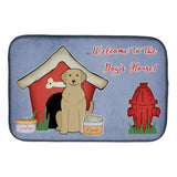 Caroline'S Treasures Dog House Collection Yellow Labrador Dish Drying Mat, 14 X 21