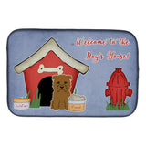 Caroline'S Treasures Dog House Collection Glen Of Imal Tan Dish Drying Mat, 14 X 21