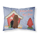 Caroline'S Treasures Dog House Collection Irish Water Spaniel Fabric Standard Pillowcase Bb2817Pillowcase, Multicolor