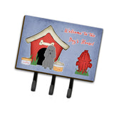 Caroline'S Treasures Dog House Collection Poodle Silver Leash Or Key Holder Bb2822Th68, Triple, Multicolor