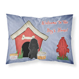 Caroline'S Treasures Dog House Collection Poodle Black Fabric Standard Pillowcase Bb2825Pillowcase, Multicolor