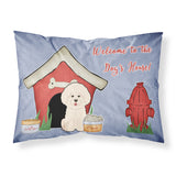 Caroline'S Treasures Dog House Collection Bichon Frise Fabric Standard Pillowcase Bb2829Pillowcase