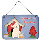 Caroline'S Treasures Dog House Collection Pyrenese Wall Or Door Hanging Prints Bb2837Ds812, 8Hx12W