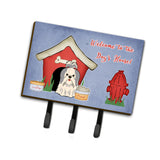 Caroline'S Treasures Dog House Collection Shih Tzu Silver White Leash Or Key Holder Bb2839Th68, Triple