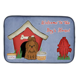 Caroline'S Treasures Dog House Collection Shih Tzu Silver Chocolate Dish Drying Mat, 14 X 21