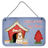 Caroline'S Treasures Dog House Collection Shih Tzu Red White Wall Or Door Hanging Prints Bb2841Ds812, 8Hx12W, Multicolor