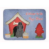 Caroline'S Treasures Dog House Cocker Spaniel Black Floor Mat, 19 X 27, Multicolor