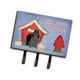 Caroline'S Treasures Dog House Collection Cocker Spaniel Black Leash Or Key Holder Bb2846Th68, Triple