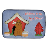 Caroline'S Treasures Dog House Collection Cocker Spaniel Red Dish Drying Mat, 14 X 21