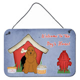 Caroline'S Treasures Dog House Collection Cocker Spaniel Red Wall Or Door Hanging Prints Bb2849Ds812, 8Hx12W