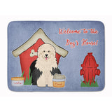 Caroline'S Treasures Dog House Old English Sheepdog Floor Mat, 19 X 27, Multicolor