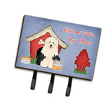 Caroline'S Treasures Dog House Collection Old English Sheepdog Leash Or Key Holder Bb2850Th68, Triple