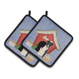 Caroline'S Treasures Dog House Collection Smooth Fox Terrier Pair Of Pot Holders Bb2852Pthd, 7.5Hx7.5W, Multicolor