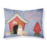 Caroline'S Treasures Dog House Collection Wire Fox Terrier Fabric Standard Pillowcase Bb2855Pillowcase, Multicolor