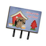 Caroline'S Treasures Dog House Collection Pekingnese Tan Leash Or Key Holder Bb2856Th68, Triple, Multicolor