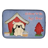 Caroline'S Treasures Dog House Collection Pekingese Cream Dish Drying Mat, 14 X 21