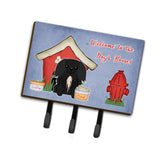 Caroline'S Treasures Dog House Collection Pekingnese Black Leash Or Key Holder Bb2861Th68, Triple