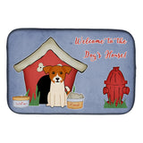 Caroline'S Treasures Dog House Collection Jack Russell Terrier Dish Drying Mat, 14 X 21