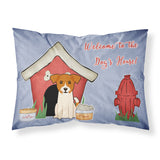 Caroline'S Treasures Dog House Collection Jack Russell Terrier Fabric Standard Pillowcase Bb2862Pillowcase, Multicolor