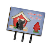 Caroline'S Treasures Dog House Collection Chinese Crested Black Leash Or Key Holder Bb2866Th68, Triple, Multicolor
