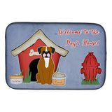 Caroline'S Treasures Dog House Collection Flashy Fawn Boxer Dish Drying Mat, 14 X 21