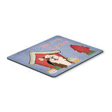 Caroline'S Treasures English Bulldog Brindle White Mouse Pad, Multicolor, 7.75X9.25 (Bb2875Mp)