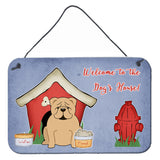 Caroline'S Treasures Dog House Collection English Bulldog Fawn Wall Or Door Hanging Prints Bb2878Ds812, 8Hx12W, Multicolor